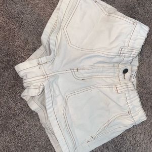 White with being accents pac sun xs shorts